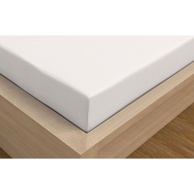 Kvalitex Jersey prostěradlo s lycrou bílé 220x200
