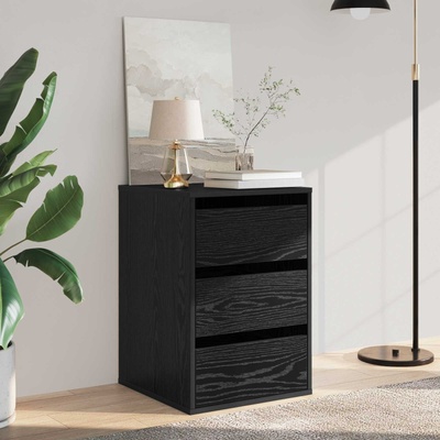 vidaXL Чекмеджетен шкаф Черния дъб 41 x 40 x 58 см Инженерно дърво (8003739)