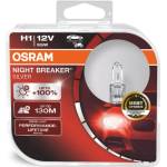 OSRAM Автомобилна крушка Osram OSR64150NBS, 55W, 1550lm, H1, P14.5s, халогенна, 2 броя в опаковка (OSR64150NBS)