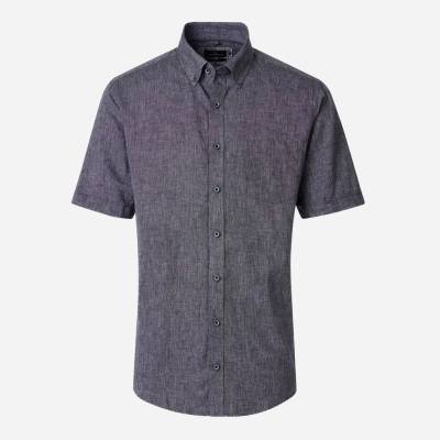 Casamoda ľanová košeľa Comfort fit modrá