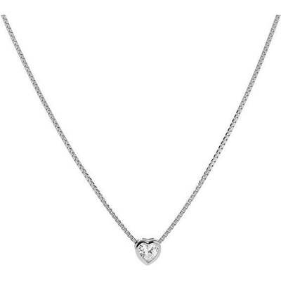 AGAIN Jewelry Stříbrný náhrdelník se srdíčkem AJNA0002 (Ag925/1000, 2,13 g)