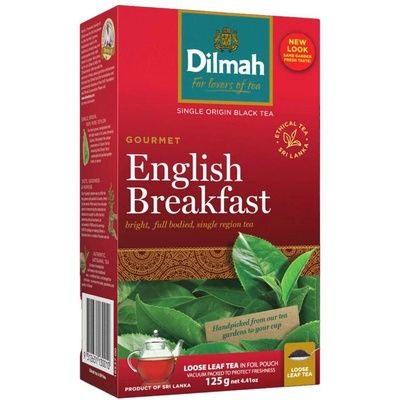 Dilmah Sypaný cejlónský černý čaj English Breakfast 125 g