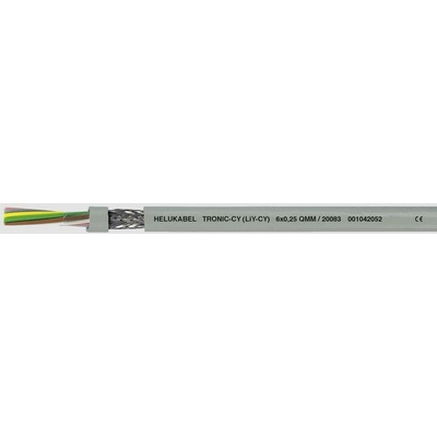 Helu 20035-1000 datový LiYCY 10 x 0.25 mm² šedá 1000 m