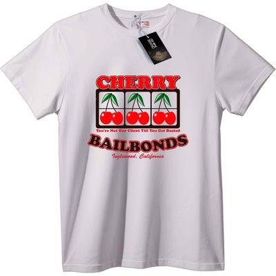NOONEBRAND Тениска Cherry Bailbonds - 2XL, Black