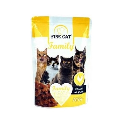 Fine Cat Family s kuřecím 24 x 100 g