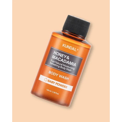 KUNDAL Sprchový gel Honey & Macadamia Pure Body Wash Baby Powder - 100 ml