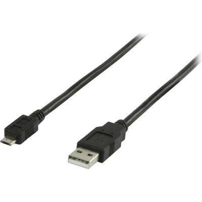 Valueline VLCP60500B10 USB 2.0 A – micro USB B, 1m, černý