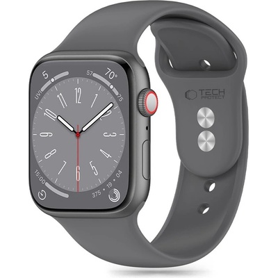 Tech-Protect Силиконова каишка за Apple Watch 6/7/8/9/10/SE/Ultra 1-2 (44/45/46/49 mm) от Tech-Protect Silicone - Clay (5906302310036)