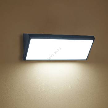 Image 1 of Brilagi - LED външно стенно осветително тяло TRIANGLE LED/42W/230V черно IP65 (BG3841)