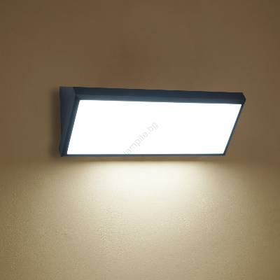 Brilagi - LED външно стенно осветително тяло TRIANGLE LED/42W/230V черно IP65 (BG3841)