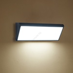 Brilagi - led външно стенно осветително тяло triangle led/42w/230v черно ip65 (bg3841)