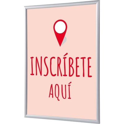 Jansen Display Set klaprámu A1, Přihlášení, červený, španělsky, 625 x 872 mm – Hledejceny.cz