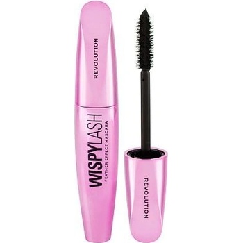 Makeup Revolution Wispy False Lash vodeodolná riasenka pre objem Black 8 ml