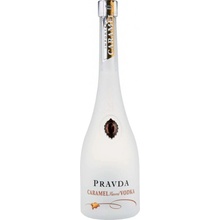 Pravda Vodka Caramel 37,5% 0,7 l (čistá fľaša)