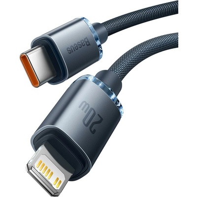 Baseus CAJY000201 Crystal Shine Series Dátový USB-C - Lightning 20W, 1,2m