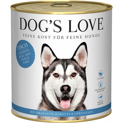 Dog's Love Classic ryba s amarantem mrkví a pampeliškou 6 x 800 g