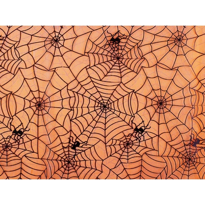 Prima-obchod Organza pavučina, barva 2 oranžová