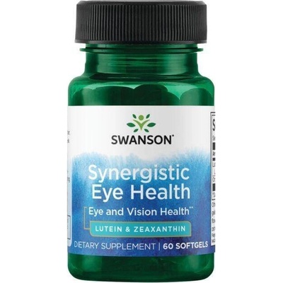 Swanson Lutein a Zeaxantin Synergistic Eye Health 60 kapslí