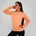 GymBeam Дамска блуза Basic Powder Peach XL