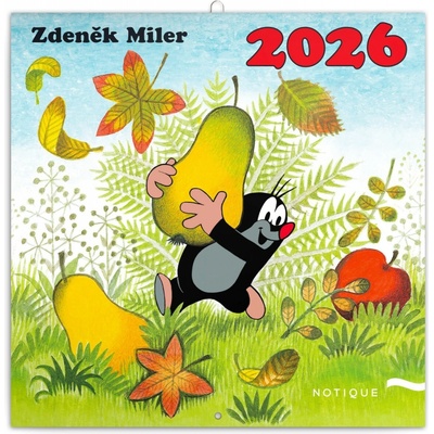 Nástěnný poznámkový NOTIQUE Krteček 30 x 30 cm 2026 – Zbozi.Blesk.cz