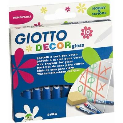Voskové pastely GIOTTO Decor Glass SET10