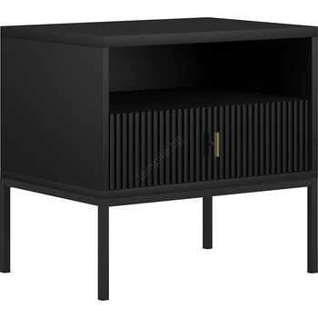 Wipmeb Sp. z o. o Нощно шкафче sue черно (wm0079)