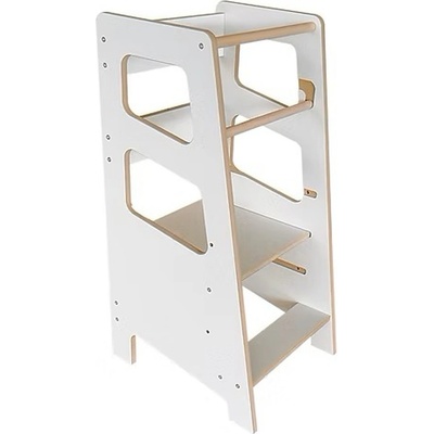 Ourbaby Montessori učící věž Kitchen helper white bílá – Zboží Dáma