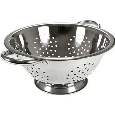cedník d28cm stojící, 2ucha, NR plech