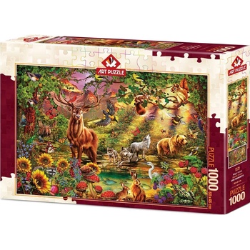 Art Puzzle Пъзел Art Puzzle от 1000 части - Магическа гора (5176)