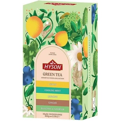 HYSON Green tea Assorted 37 g 20 sáčků