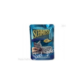 Schmusy Cat Fish tuňák+sardinky 100 g