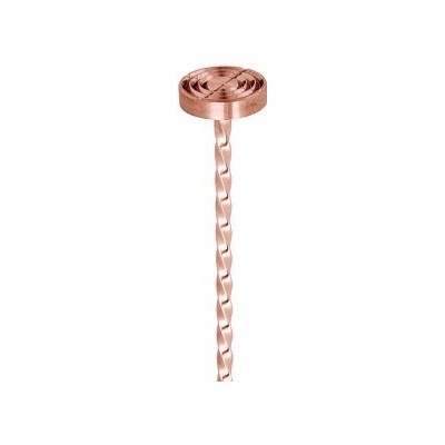 Barová lžička Cocktail Kingdom ve měděném provedení s muddlerem 40 cm