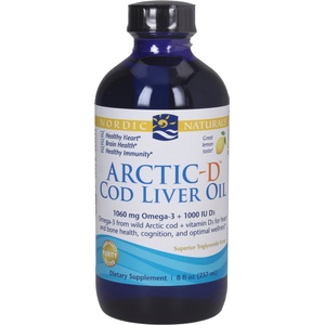 Nordic Naturals Arctic-D Cod Liver Oil - Lemon - 237 мл