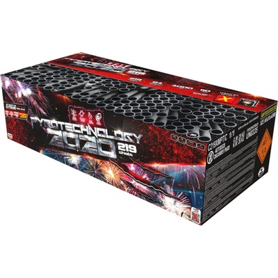 Pyrotechnology Kompaktní ohňostroj 219 ran 25 30 mm 2020