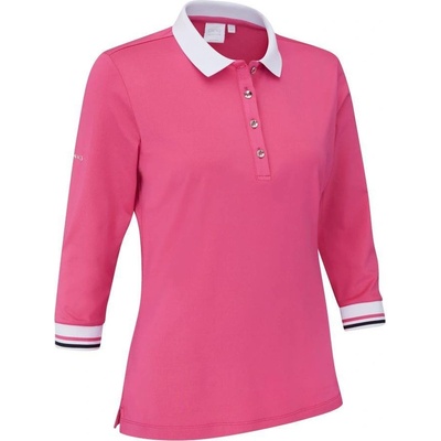 Ping Dámska polokošeľa Bridget 3 4slv Pink Blossom White