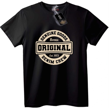 NOONEBRAND Тениска Оригинален деним Bronx - 2XL, Black