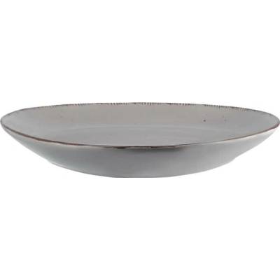 Sconto Tanier trojhranný KAMENINA tmavosivá, priemer 23 cm