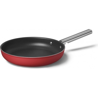 SMEG pánev CKFF2801RDM 28 cm, červená CKFF2801RDM