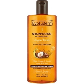 Evoluderm vyživující šampon pro velmi suché a poškozené vlasy s arganovým olejem 400 ml