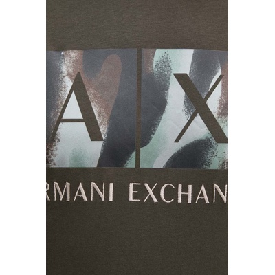 Giorgio Armani Памучна тениска Armani Exchange в черно с принт 6DZTHF ZJH4Z (6DZTHF.ZJH4Z)