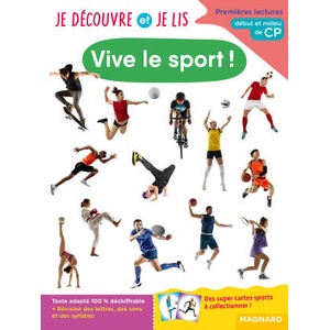 Je découvre et je lis CP - Vive le sport ! | Gombert, Renaud (2024)