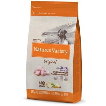 Nature's Variety No Grain pro malé psy s krůtou 1,5 kg