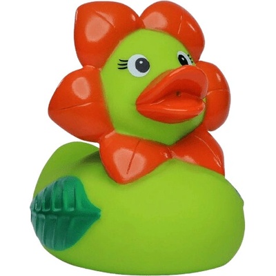 Schnabels Gumená kačička Kvetinková 9 cm