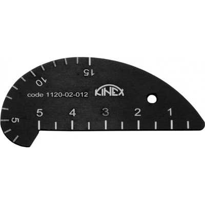 KINEX K-MET Šablona na koutové svary 1-5 black coat 1120-02-012