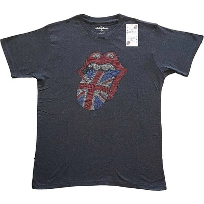 The Rolling Stones tričko Classic UK šedé