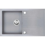FERRO Композитна мивка Ferro Mezzo II 78x48 см сива (DRGM48/78GA) Мивка за вграждане