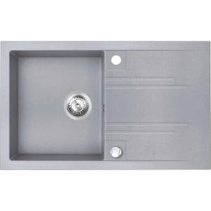 FERRO Композитна мивка Ferro Mezzo II 78x48 см сива (DRGM48/78GA) Мивка за вграждане