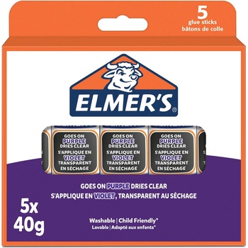 ELMER'S Lepící tyčinka mizející fialová 40g