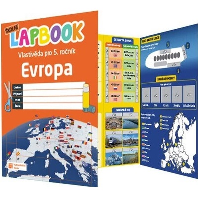 Školní lapbook - Evropa - pro 5. ročník ZŠ
