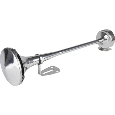 AMiO Zvuková signalizácia klaksónu chróm 520 mm 12V 24V HighTone AMIO-04077
